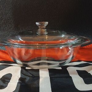Anchor Hocking Clear Glass Casserole Dish with Lid - Transparent
